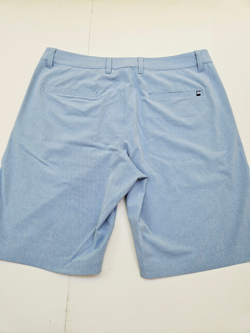 TravisMathew Men's Blue Performance Golf Shorts Size 35 Stretch Casual NWOT - Picture 3 of 14